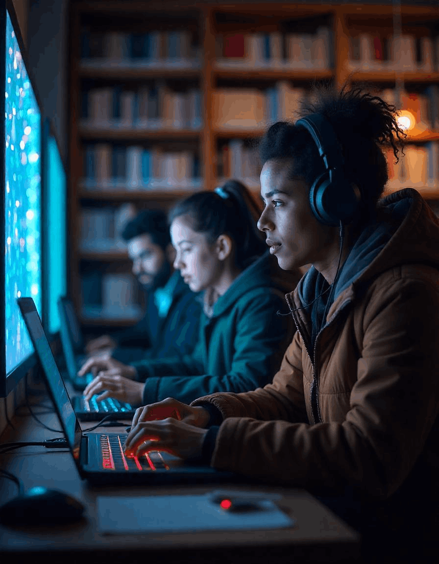 friends playing on fun fortune zone